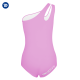 Women's diagonal shoulder bikini wetsuit 2mm with limestone neoprene for freediving, mermaid style, and kite surfing