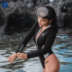 Killer Whale women's backless bikini wetsuit 2mm neoprene