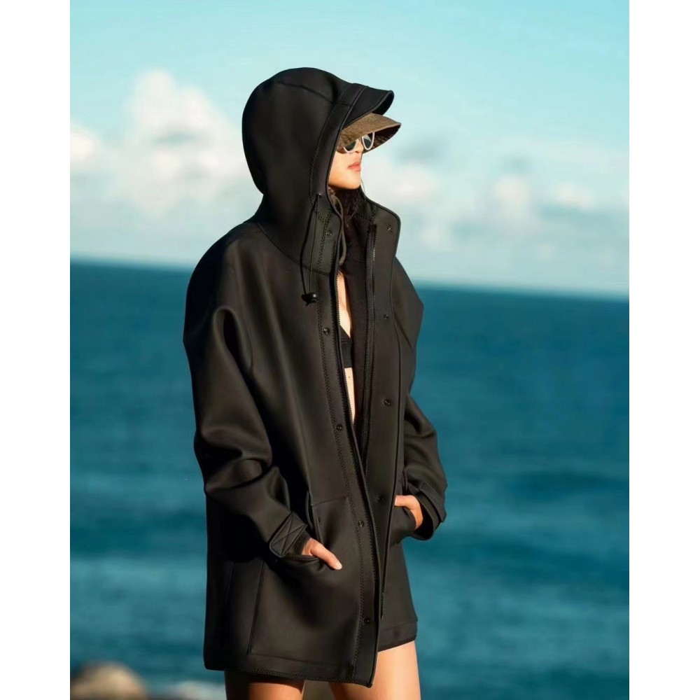Kuroshio unisex TRUREAL diving jacket 1.2mm-1.4mm neoprene with hood