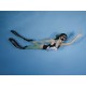 Little killer whale women's bikini wetsuit 2mm limestone neoprene