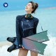 Manta starry series women's bikini wetsuit 2mm limestone neoprene