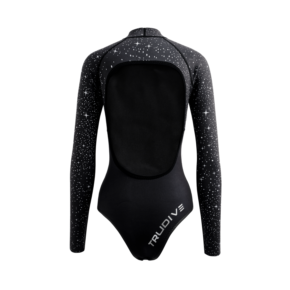 Manta starry series women's bikini wetsuit 2mm limestone neoprene