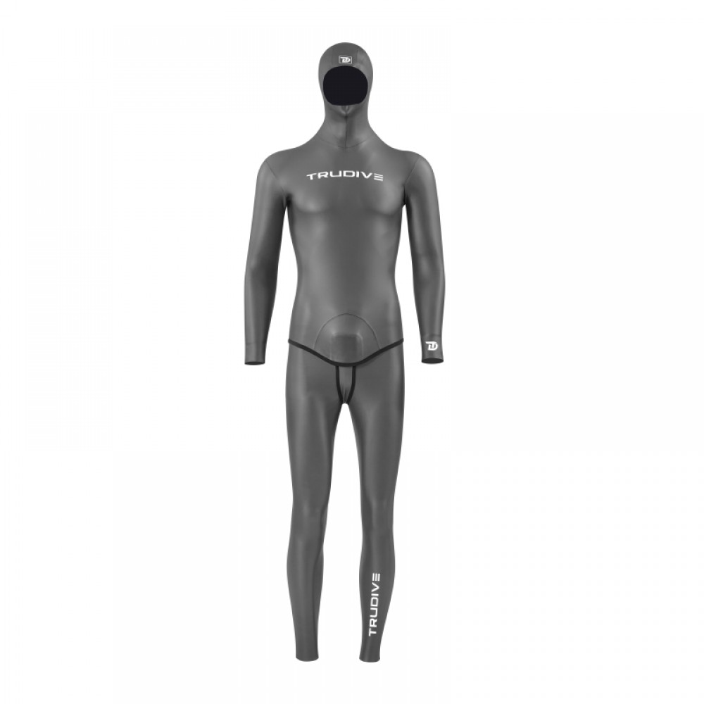 Men's glide skin freediving wetsuit 3/5mm from Trudive for spearfishing, deep diving, and competitive freediving