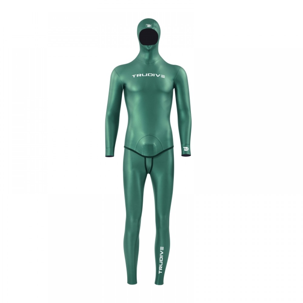 Men's glide skin freediving wetsuit 3/5mm from Trudive for spearfishing, deep diving, and competitive freediving