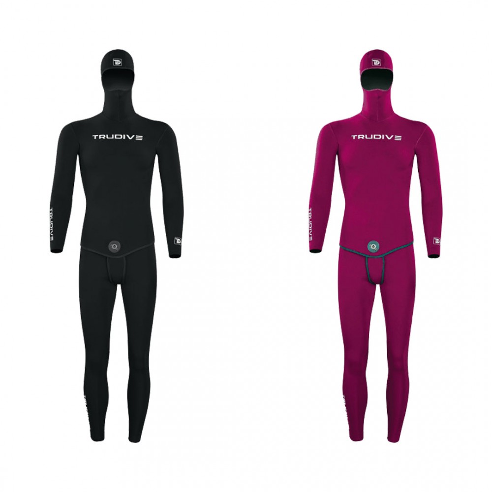 Men's reversible wetsuit with super elastic Yamamoto neoprene from Trudive for diving, swimming, and water sports
