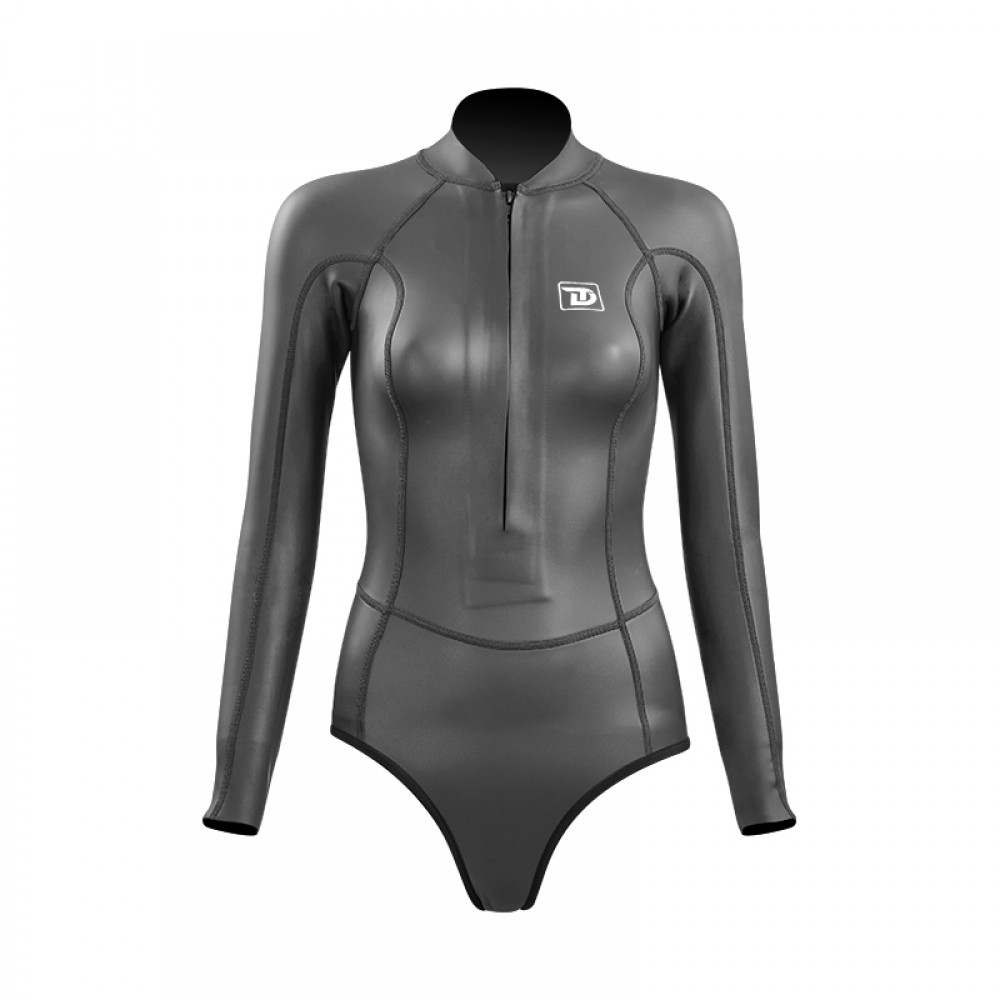 Women - TRUDIVE Zipper glide skin spring wetsuit Cut Bikini