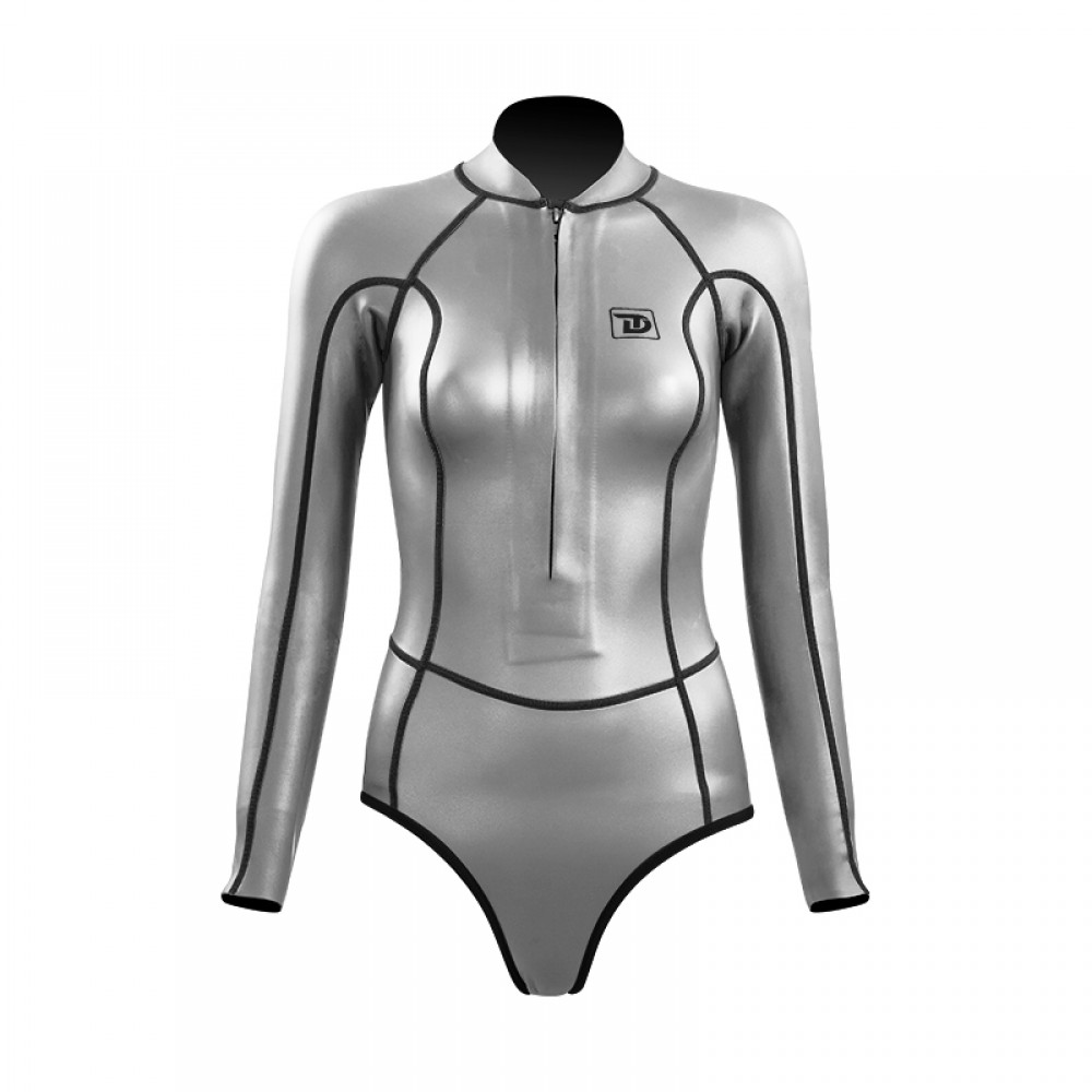 Women - TRUDIVE Zipper glide skin spring wetsuit Cut Bikini