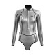 Women - TRUDIVE Zipper glide skin spring wetsuit Cut Bikini