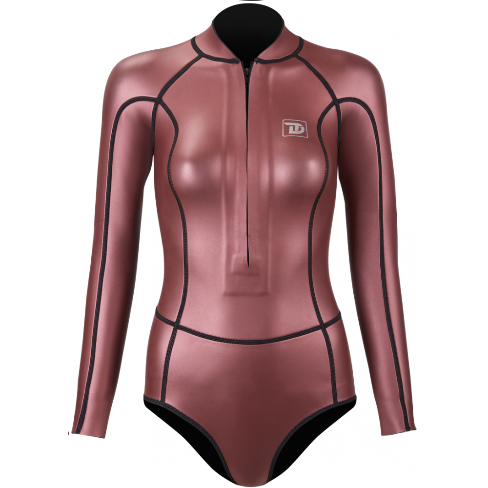 Women - TRUDIVE Zipper glide skin spring wetsuit Cut Bikini