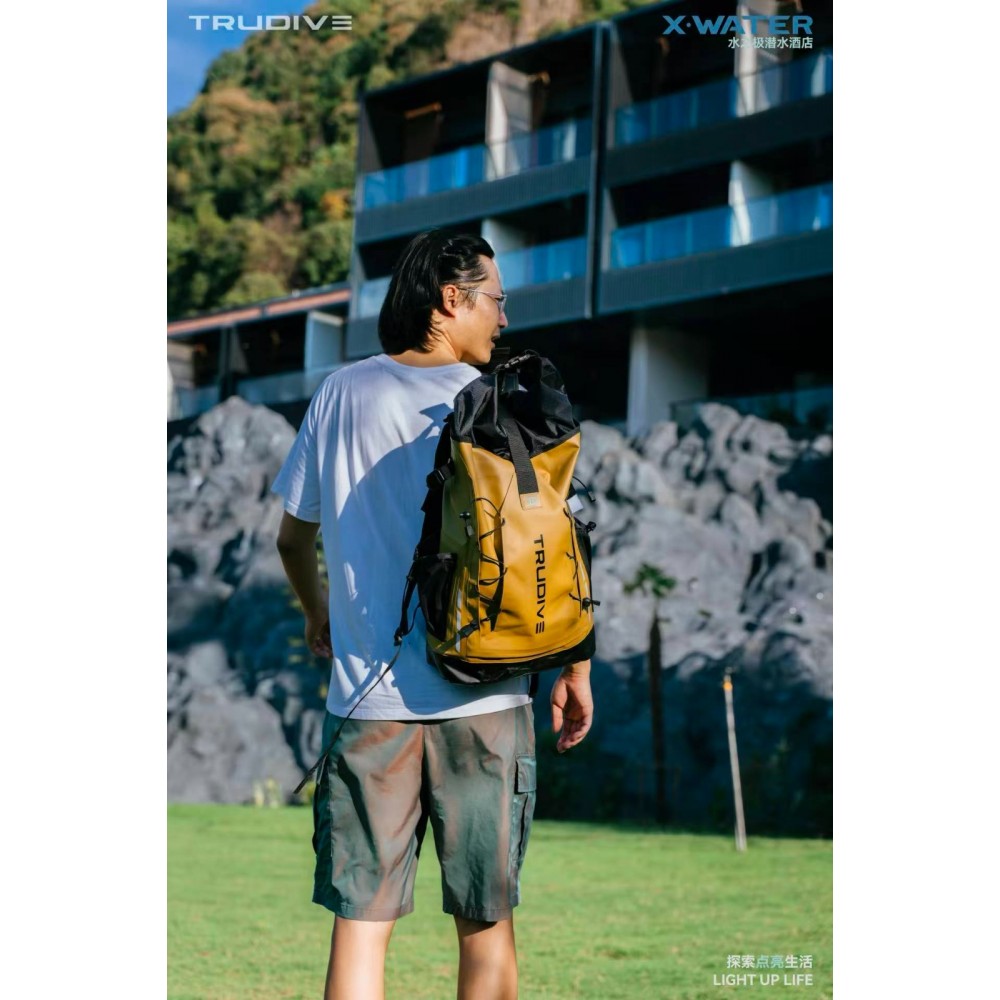 TruDive 25L Waterproof Dry Backpack with Fin Compartment