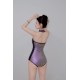 Sea Hare sleeveless cheongsam qipao bikini wetsuit 2mm in silver from Trudive for swimming, snorkeling, and paddleboarding