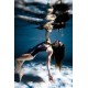 Sea Hare sleeveless cheongsam qipao bikini wetsuit 2mm in silver from Trudive for swimming, snorkeling, and paddleboarding