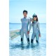Armor Series men's longsleeve jumpsuit 1.5mm in black from Trudive for warm-water freediving