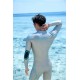 Armor Series women's longsleeve jumpsuit 1.5mm in black from Trudive for warm-water freediving