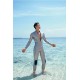 Armor Series women's longsleeve jumpsuit 1.5mm in black from Trudive for warm-water freediving