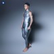 Armor Series women's sleeveless jumpsuit 1.5mm in black from Trudive for warm-water freediving