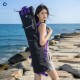 Black Trudive free diving wetsuit bag 110 x 24 cm with backpack straps and front zip pocket