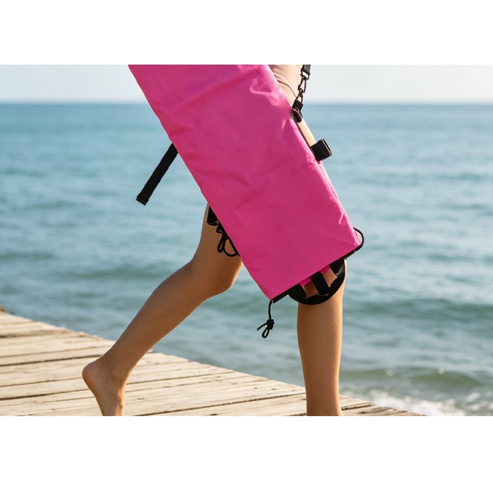 Black Trudive free diving wetsuit bag 110 x 24 cm with backpack straps and front zip pocket