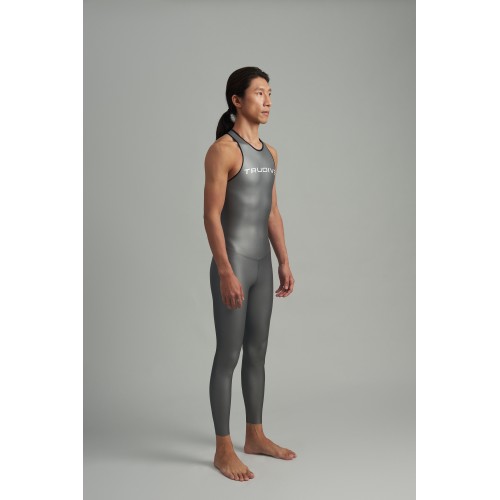 Men's no collar sleeveless Jumpsuit Classic 0.7mm