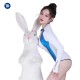 Women - White whale Series Front Zip Sleeve Bikini/Bodysuit 2mm