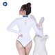 Women - White whale Series Front Zip Sleeve Bikini/Bodysuit 2mm