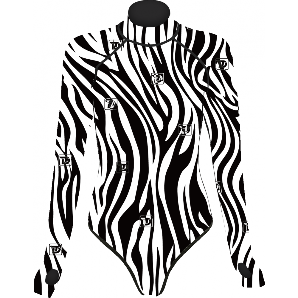 Women - Zebra Print Series Bikini Backless Wetsuit 2mm