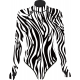 Women - Zebra Print Series Bikini Backless Wetsuit 2mm